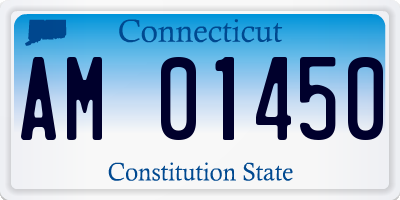 CT license plate AM01450