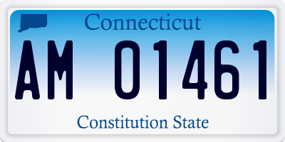 CT license plate AM01461