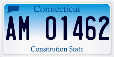 CT license plate AM01462