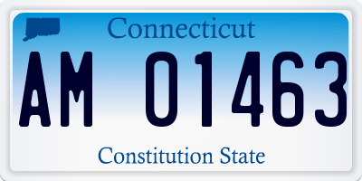 CT license plate AM01463
