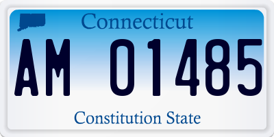 CT license plate AM01485