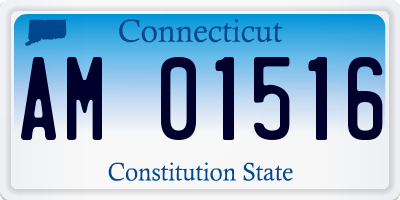 CT license plate AM01516