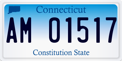 CT license plate AM01517