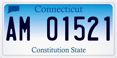 CT license plate AM01521