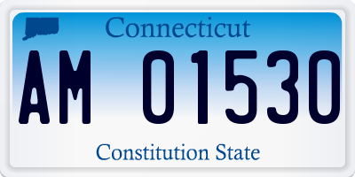 CT license plate AM01530