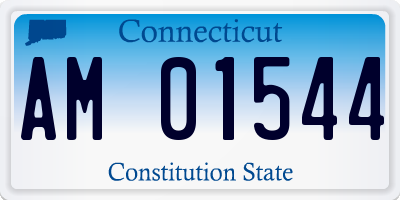 CT license plate AM01544