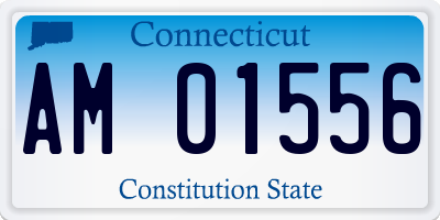 CT license plate AM01556