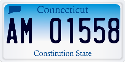 CT license plate AM01558
