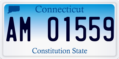 CT license plate AM01559