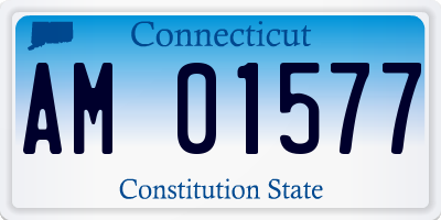 CT license plate AM01577
