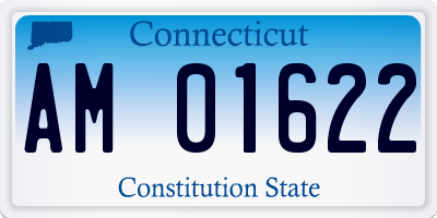 CT license plate AM01622