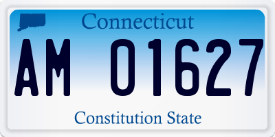 CT license plate AM01627