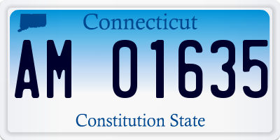 CT license plate AM01635