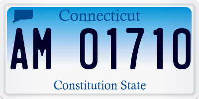 CT license plate AM01710