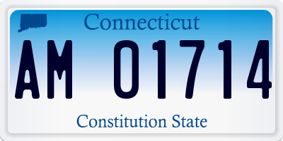 CT license plate AM01714