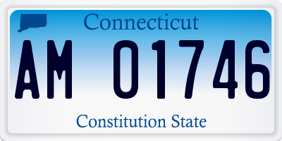 CT license plate AM01746