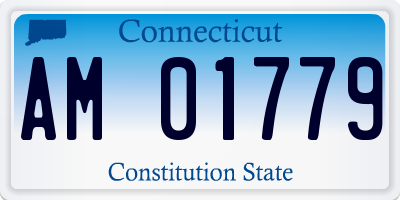 CT license plate AM01779