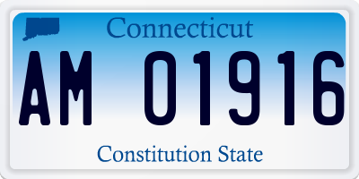 CT license plate AM01916