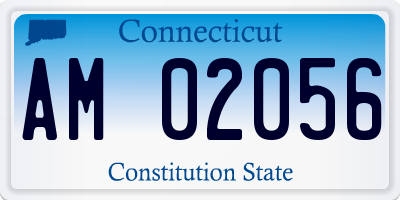 CT license plate AM02056