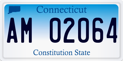 CT license plate AM02064