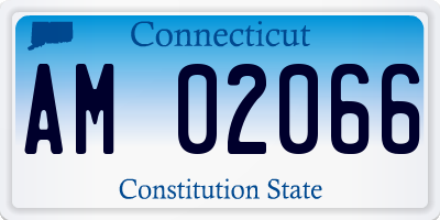 CT license plate AM02066