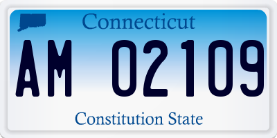 CT license plate AM02109