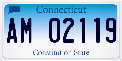 CT license plate AM02119