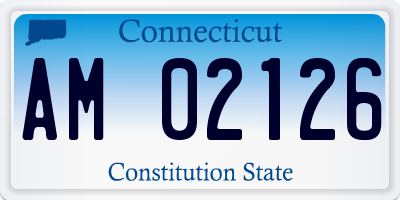 CT license plate AM02126