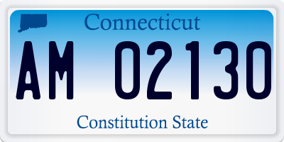 CT license plate AM02130