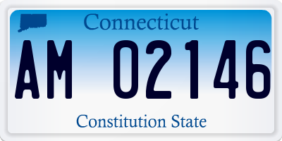 CT license plate AM02146