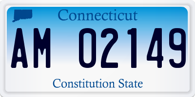 CT license plate AM02149