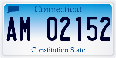 CT license plate AM02152