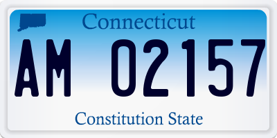 CT license plate AM02157