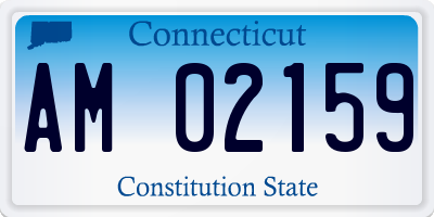 CT license plate AM02159