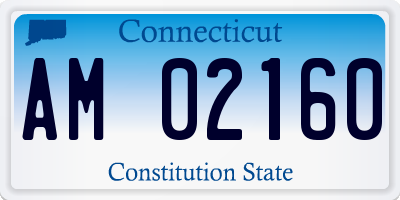 CT license plate AM02160