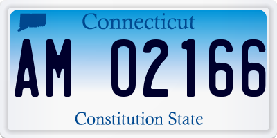 CT license plate AM02166