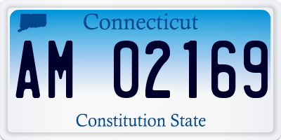 CT license plate AM02169