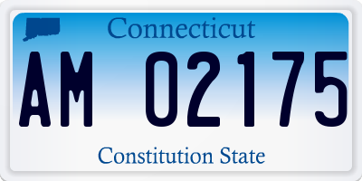 CT license plate AM02175