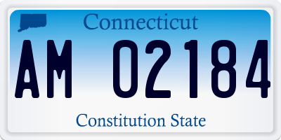 CT license plate AM02184