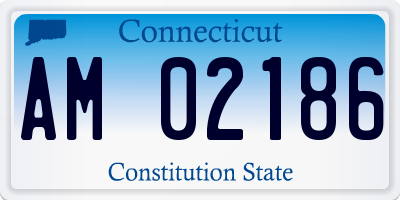 CT license plate AM02186