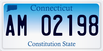 CT license plate AM02198