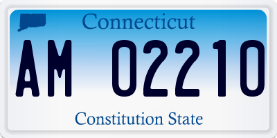CT license plate AM02210