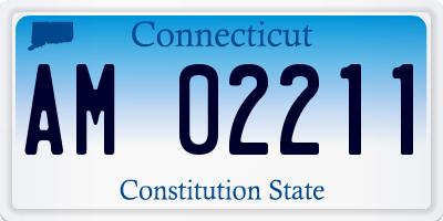 CT license plate AM02211
