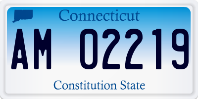 CT license plate AM02219