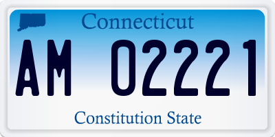 CT license plate AM02221