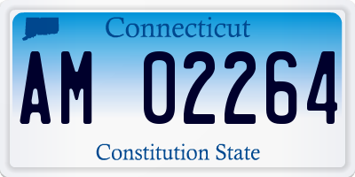 CT license plate AM02264
