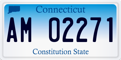 CT license plate AM02271