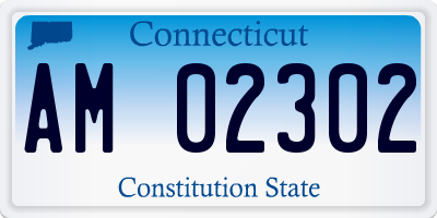 CT license plate AM02302