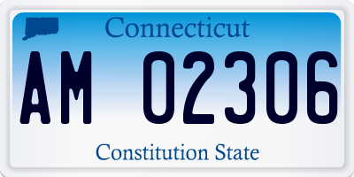 CT license plate AM02306