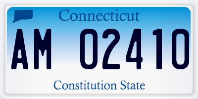 CT license plate AM02410